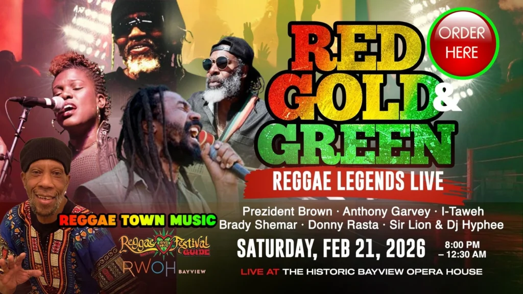 Red Gold Green-Reggae Town Music Concert Tickets