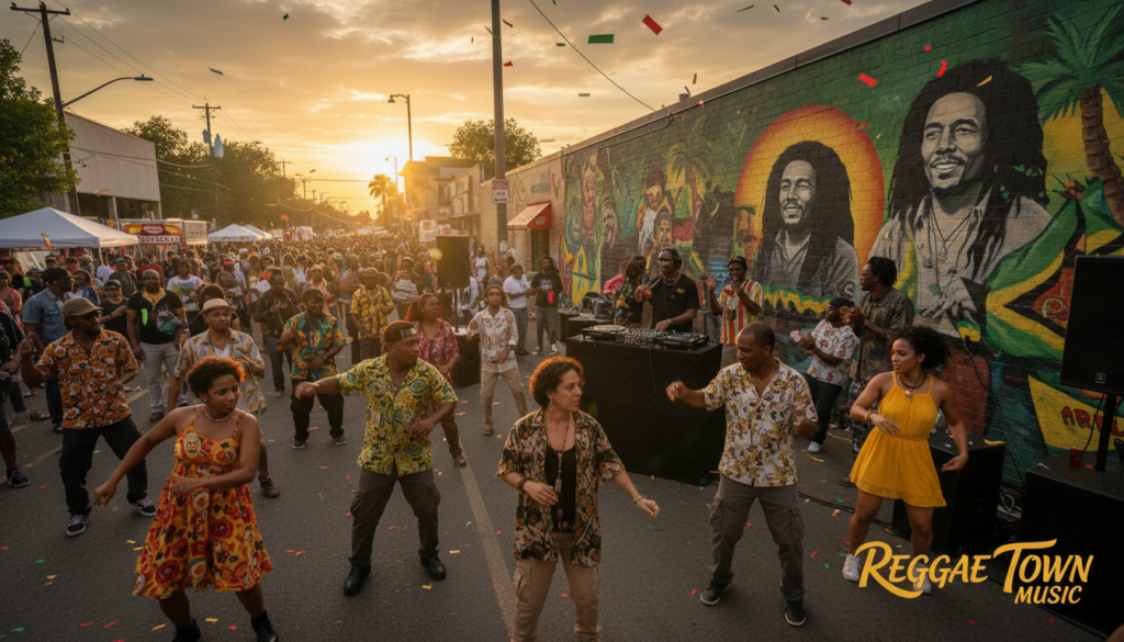 dancehall reggae music scene